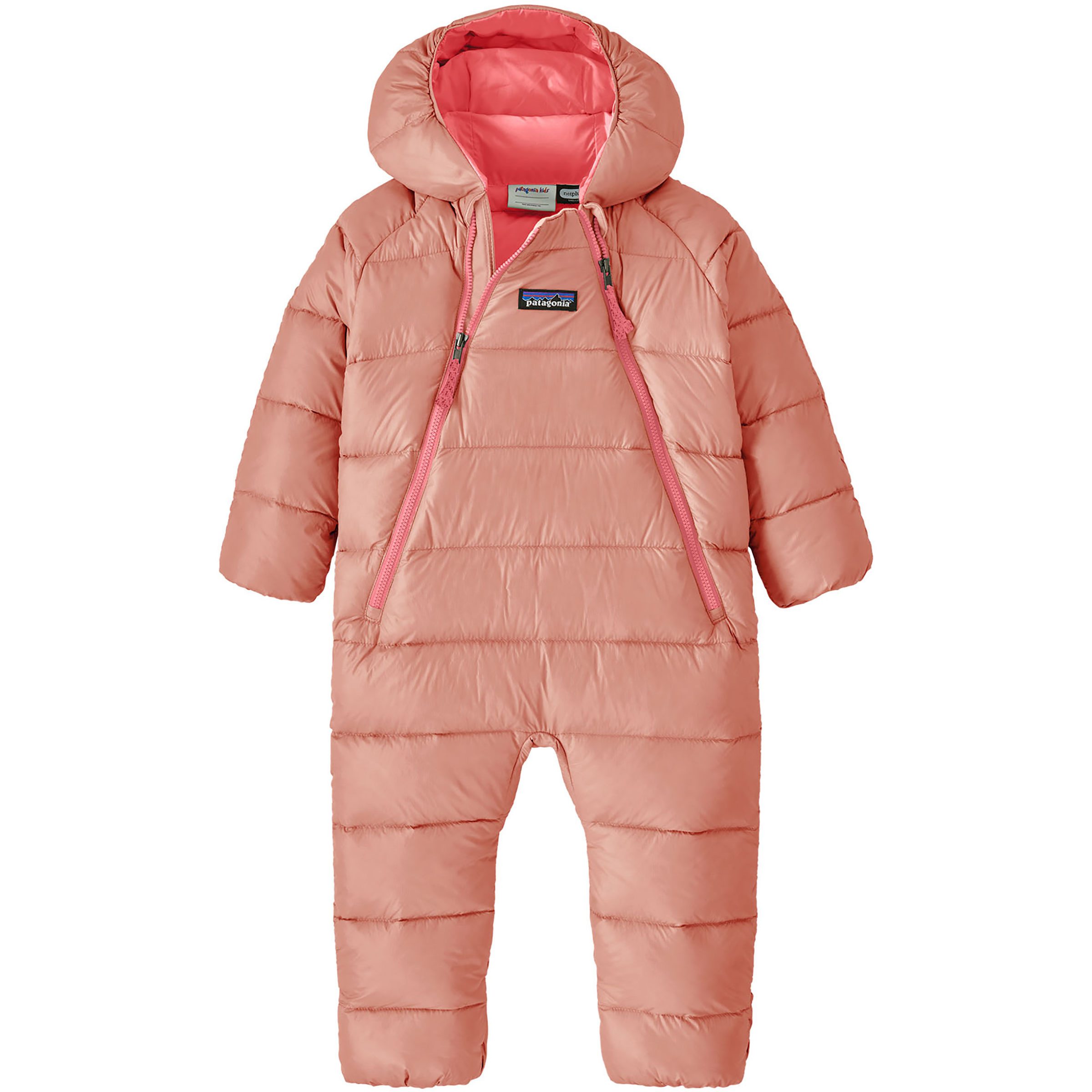 Patagonia Infant Hi-Loft Down Schneeanzug Kinder Overalls rosa Größe 84 Lifestyle Isolierend Wasserabweisend