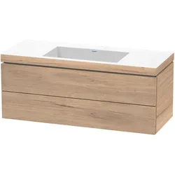 Duravit, Badmöbelset, L-Cube c-bonded Ensemble suspendu, 2 tiroirs, sans trop-plein, sans trou pour robinetterie