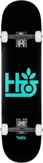Habitat Skateboards Habitat Pod Complete Skateboard (Black)  - Black;Teal - Size: 8"