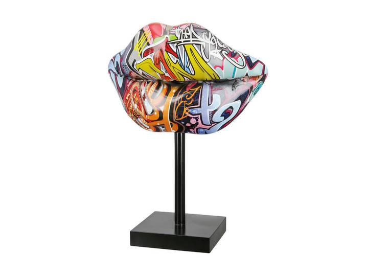Skulptur Street Art, Mehrfarbig, Kunststoff, 19.5x26x9 cm, stehend, Dekoration, Dekofiguren & Skulpturen, Skulpturen