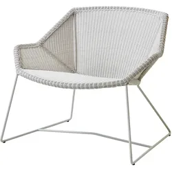 Loungesessel Breeze Cane-line Geflecht lichtgrau, Designer Christina Strand, Niels Hvass, 87x73x72 cm