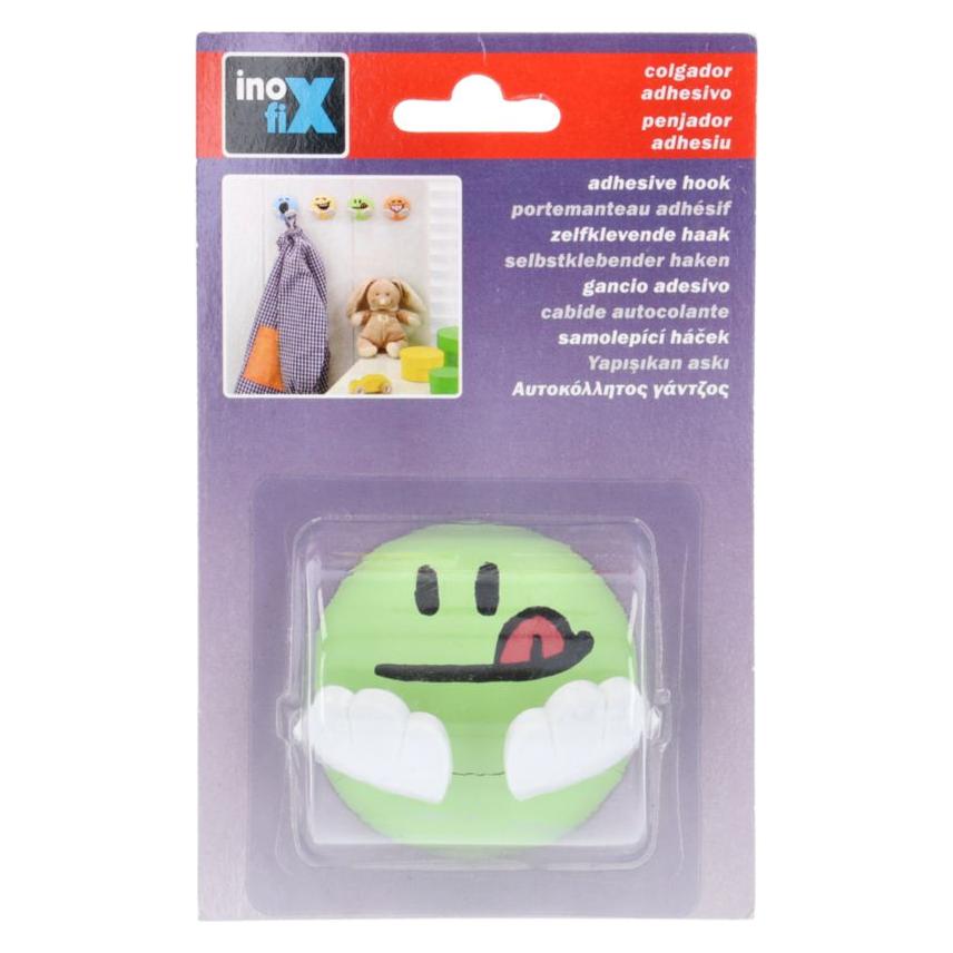 Inofix Klebehaken Smiley, grün (42687533)