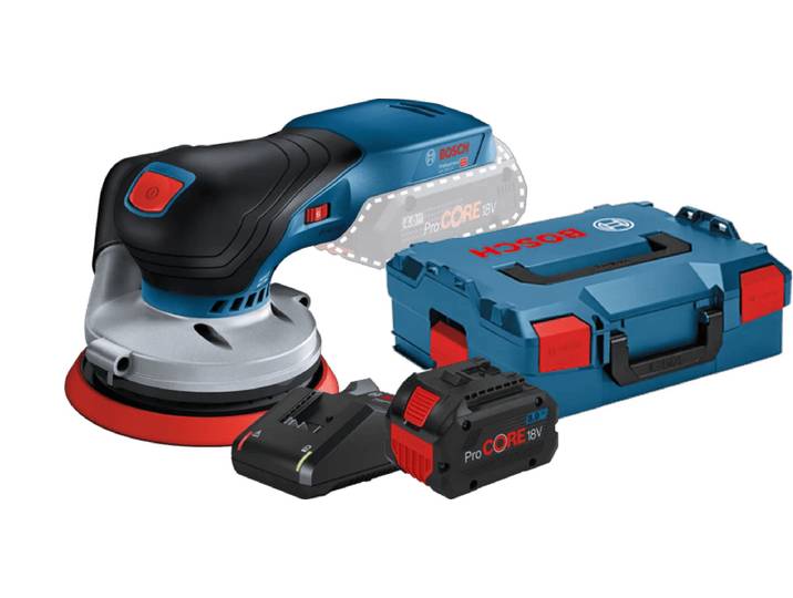 Bosch Professional GEX 18V-125 8,0 Ah ProCORE Accu Starterspakket