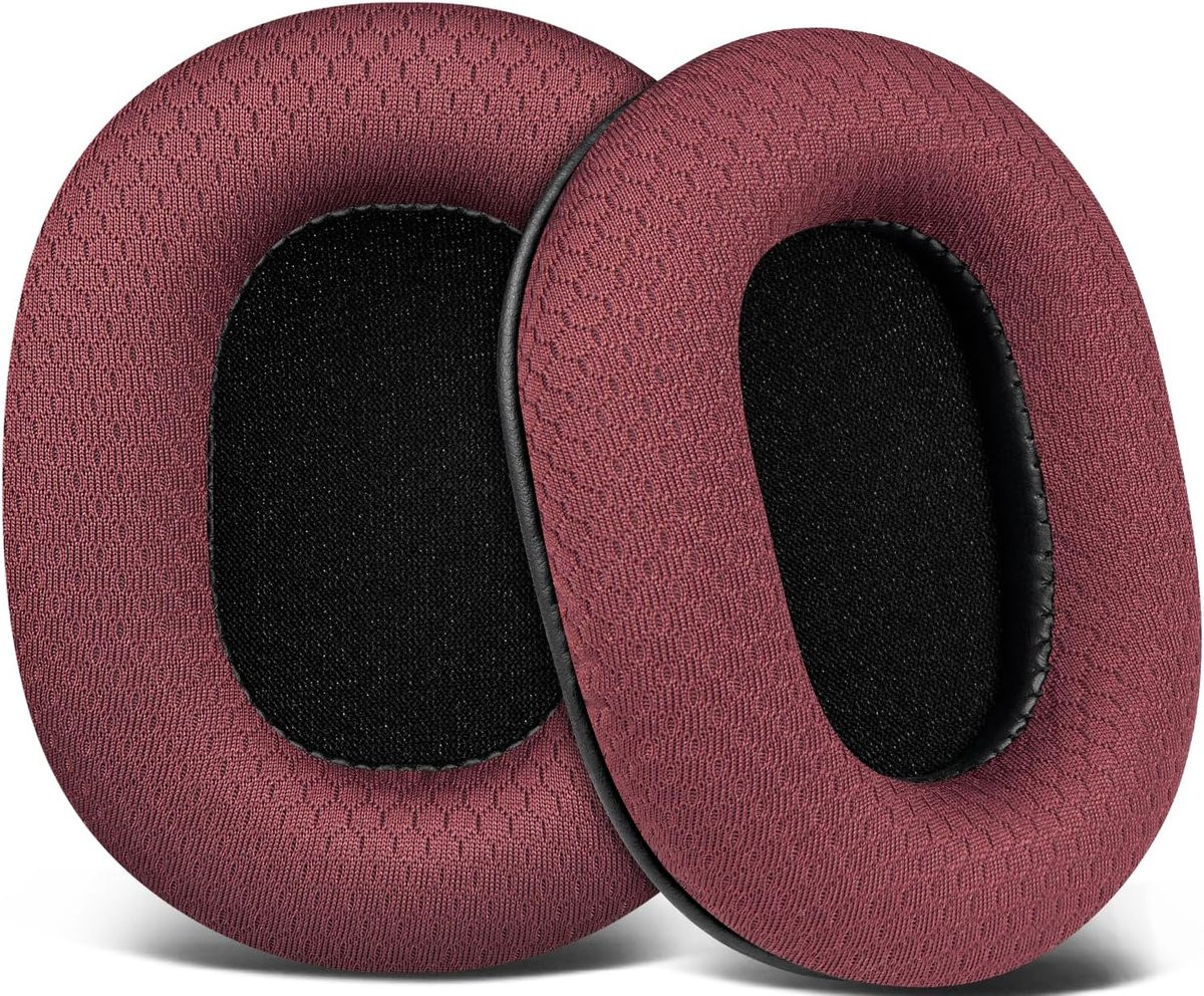 Vervangbare oorkussens met duurzame mesh-stof en hoog-densiteit schuim voor Audio Technica ATH M50X, M50XBT, M50RD, M40X, M30X, M20X en MSR7 monitorhoofdtelefoons
