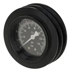 Manometer, 0 - 10 bar/140 psi, Ø 63 mm, G 1/4, hinten (36.38)