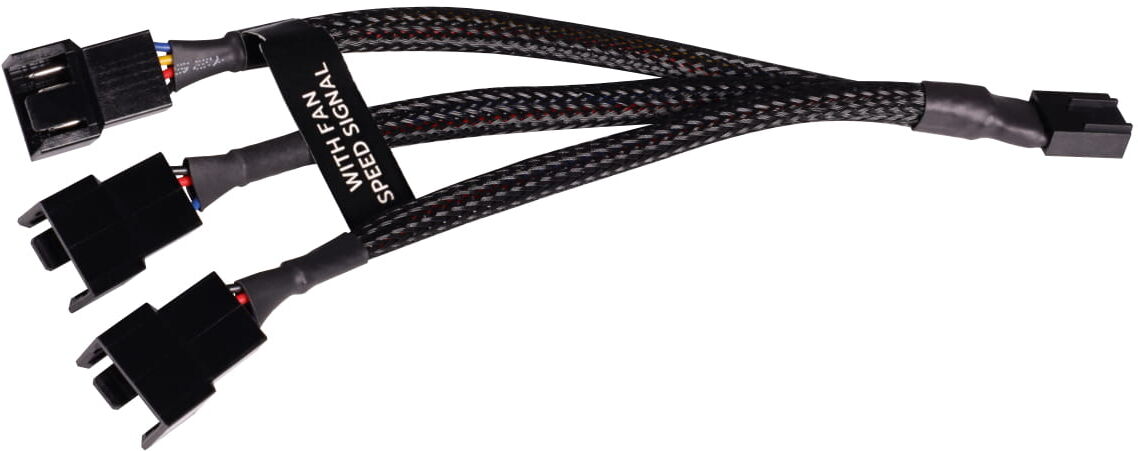 Alphacool Y-Splitter 4-Pin auf 3x 4-Pin PWM 15cm