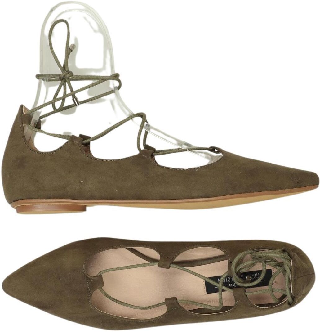 Sacha Damen Ballerina, Grün, Gr. EU 37, kein / Etikett - Second Hand