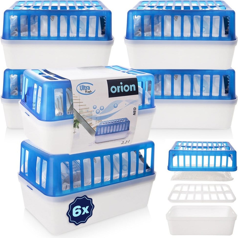 Orion Vochtvreter Luchtontvochtiger XXL Ultra Fresh, 2,2 liter, 6 stuks