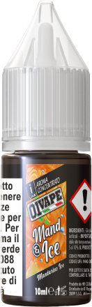 01 Vape Mand & Ice Aroma Concentrato 10ml Mandarino Ghiaccio