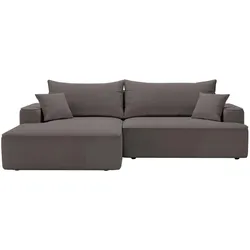 ECKSOFA California Dunkelgrau Links