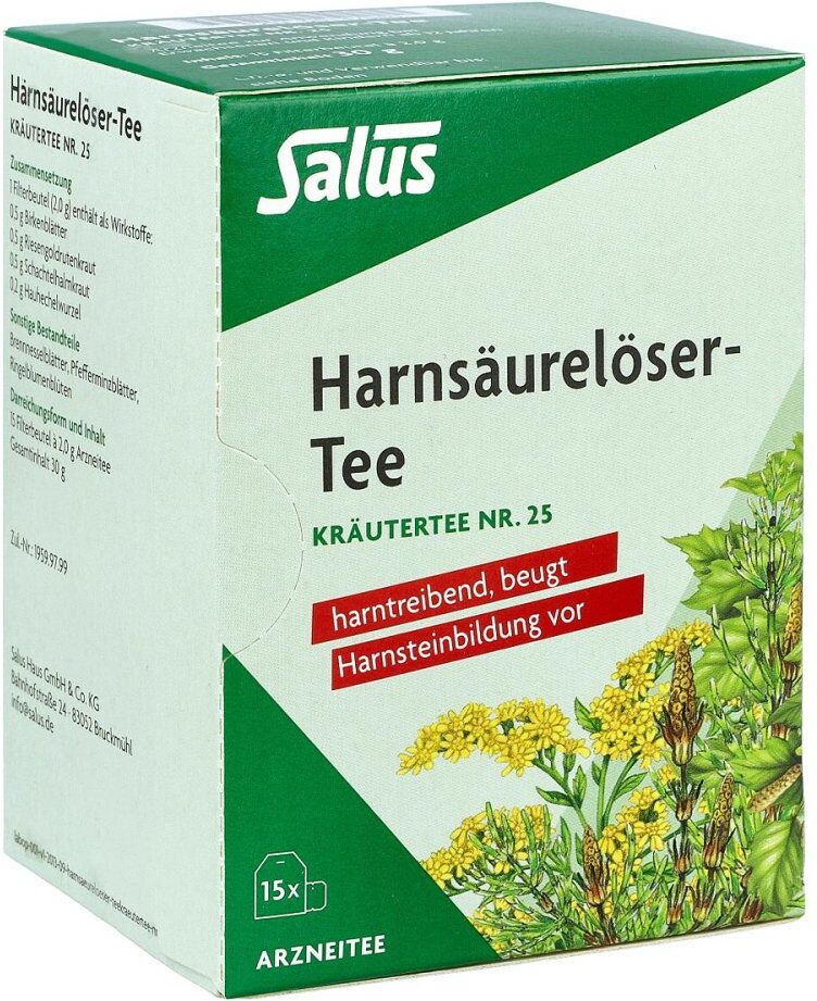 Harnsäurelöser-tee Kräutertee Nummer 2 5 Salus Filterb. 15stk
