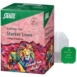 KRAFTTIER Tee Starker Löwe Bio Salus Filterbeutel 15 St