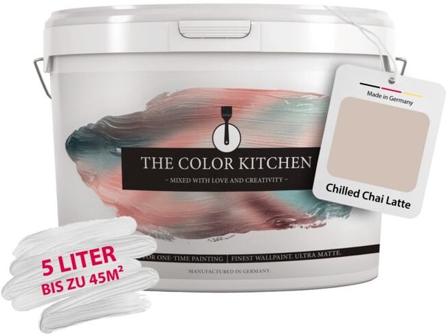A.S. Création Wandfarbe The Color Kitchen Chilled Chai Latte Beige Matt 5,00 l Hohe Deckkraft (DD125695)