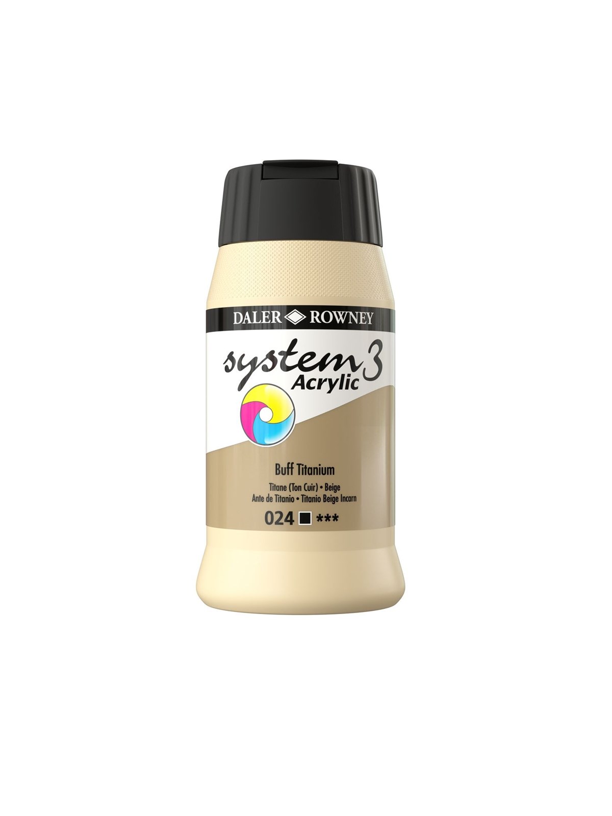 Daler-Rowney System3 500 ml Buff Titanium