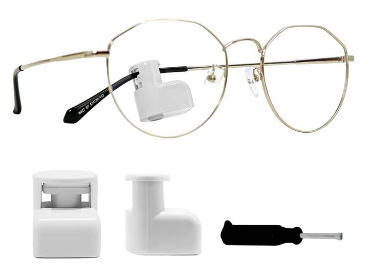 50 étiquettes de sécurité rigides pour lunettes, système EAS AM 58 kHz, avec détacheur pour lunettes, magasin d'optique, antivol