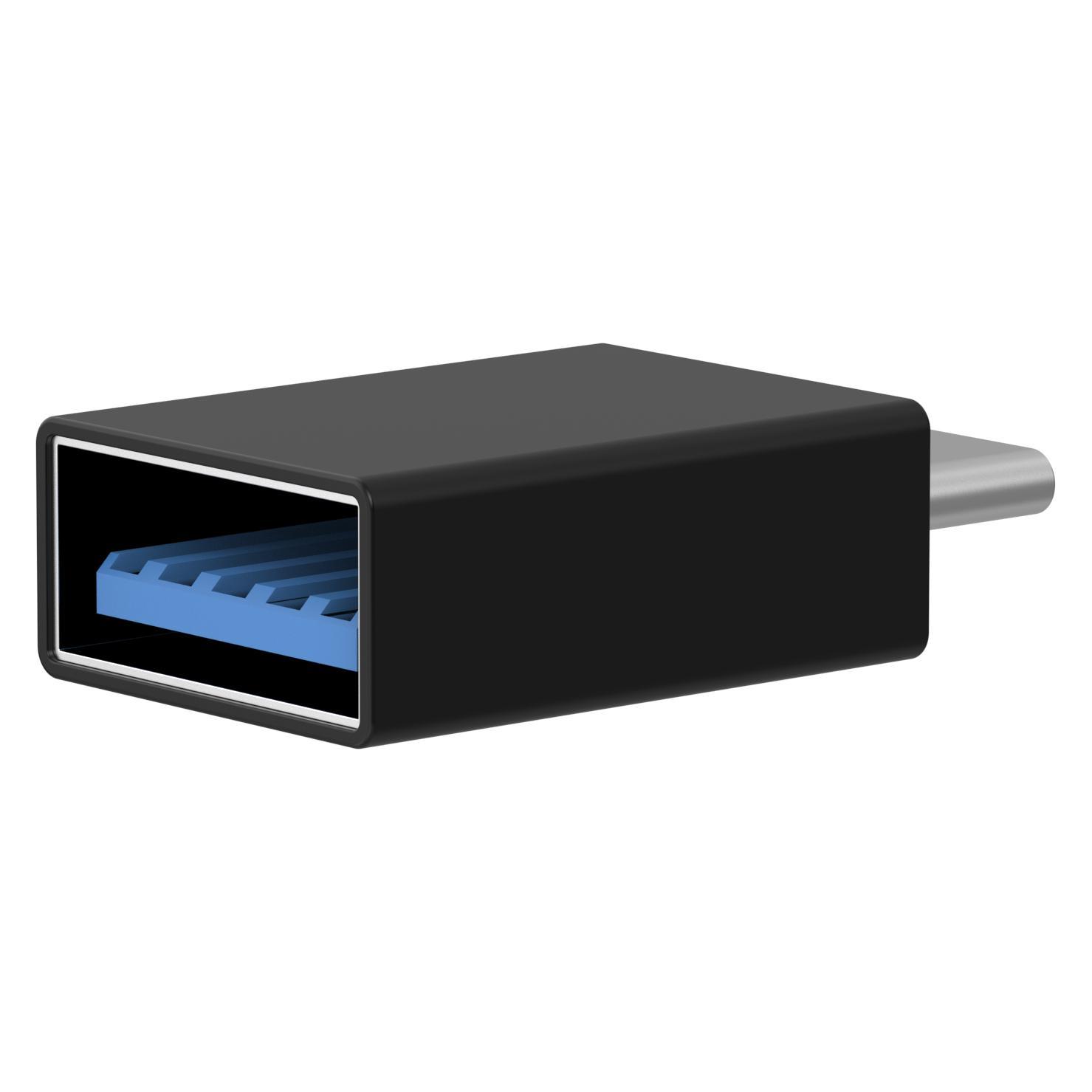 Sinox USB C - USB A adapter. Sort (USB-A, USB-C) (SOE06020)