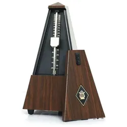 No Name DNA MET1 Mechanisches Schraub-Pyramiden-Metronom (Metronom), Zubehör Instrumente, Braun