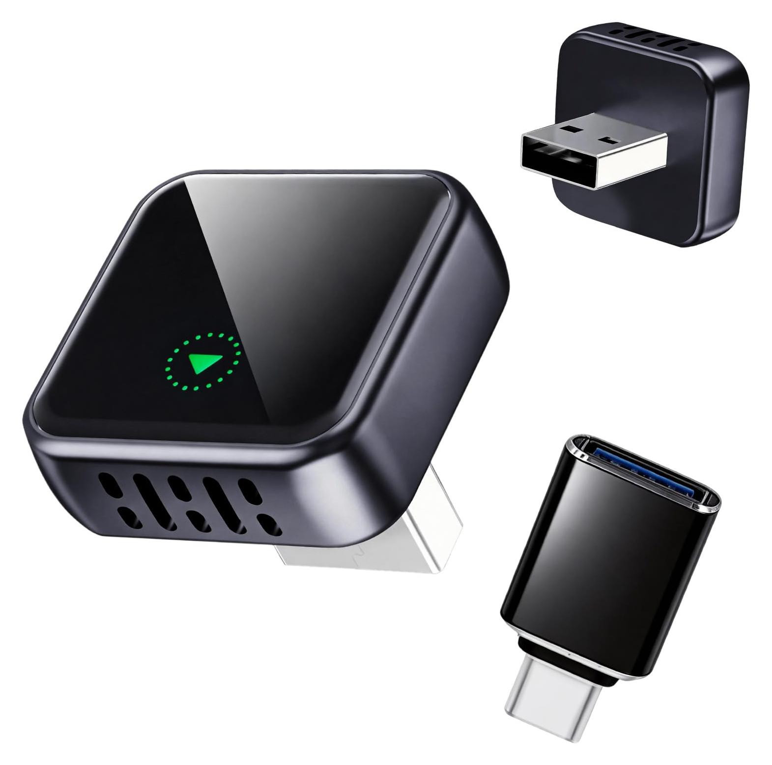 Selius Draadloze CarPlay en Android Auto adapter met mini USB-design en dual-band wifi