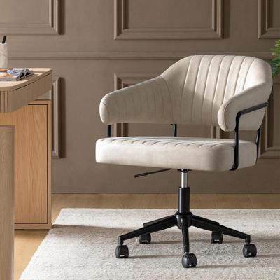 HULALA HOME Honor Industrial Task Chair with Faux Leather