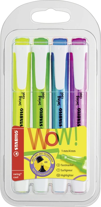 STABILO Swing Cool - 4 Stück Packung