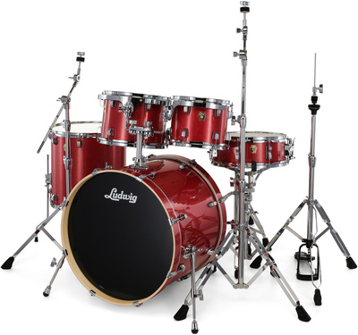 "Ludwig Evolution 22"" Crimson Sparkle Crimson Sparkle"