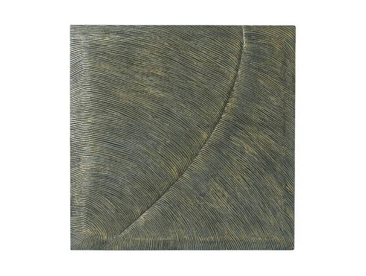 PTMD Wandboard Wandpaneel Große Welle Darina Quadratisch Bronze Wandbild 120/120