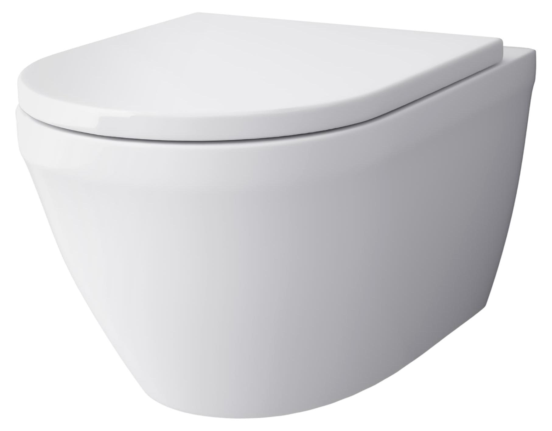 Wand-WC mit Softclose-Mechanismus und Nano-WC-Sitz