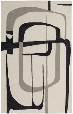 Grand Bazaar Ardon Hand Tufted Abstract Transitional Area Rug