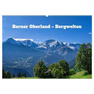Berner Oberland - Bergwelten (Wandkalender 2026 DIN A2 quer), CALVENDO Monatskalender