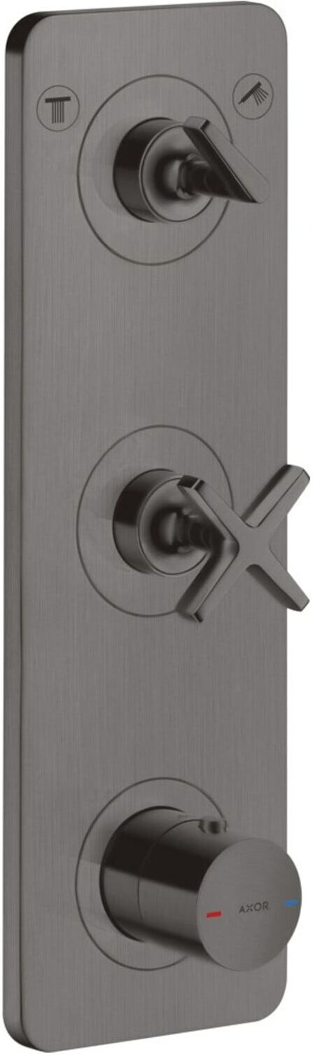 Hansgrohe Fertigset Axor Citterio E UP-Thermostat 380x120mm, m Pl, brush. bla vc (36703340)