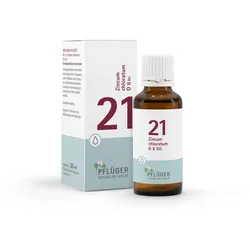 Schüßler-Salz Nr. 21 Zincum chloratum D6 30 ml