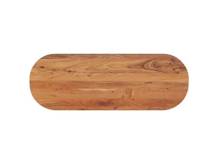 vidaXL Tischplatte Tischplatte 140x50x3,8 cm Oval Massivholz (1 St)