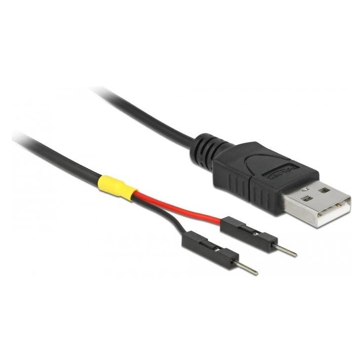 Delock USB Stromkabel Typ-A auf 2 x Pfostenstecker einzeln Strom 30 cm (0.30 m) (85402)