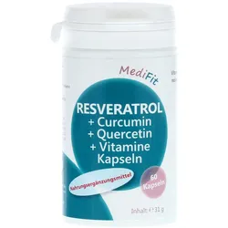 Resveratrol+curcumin+quercetin+vitamine 60 St