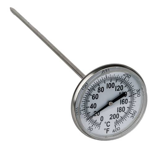 KS Tools 150.1963 Thermometer, 0-200°C/0-400°F, L =210mm