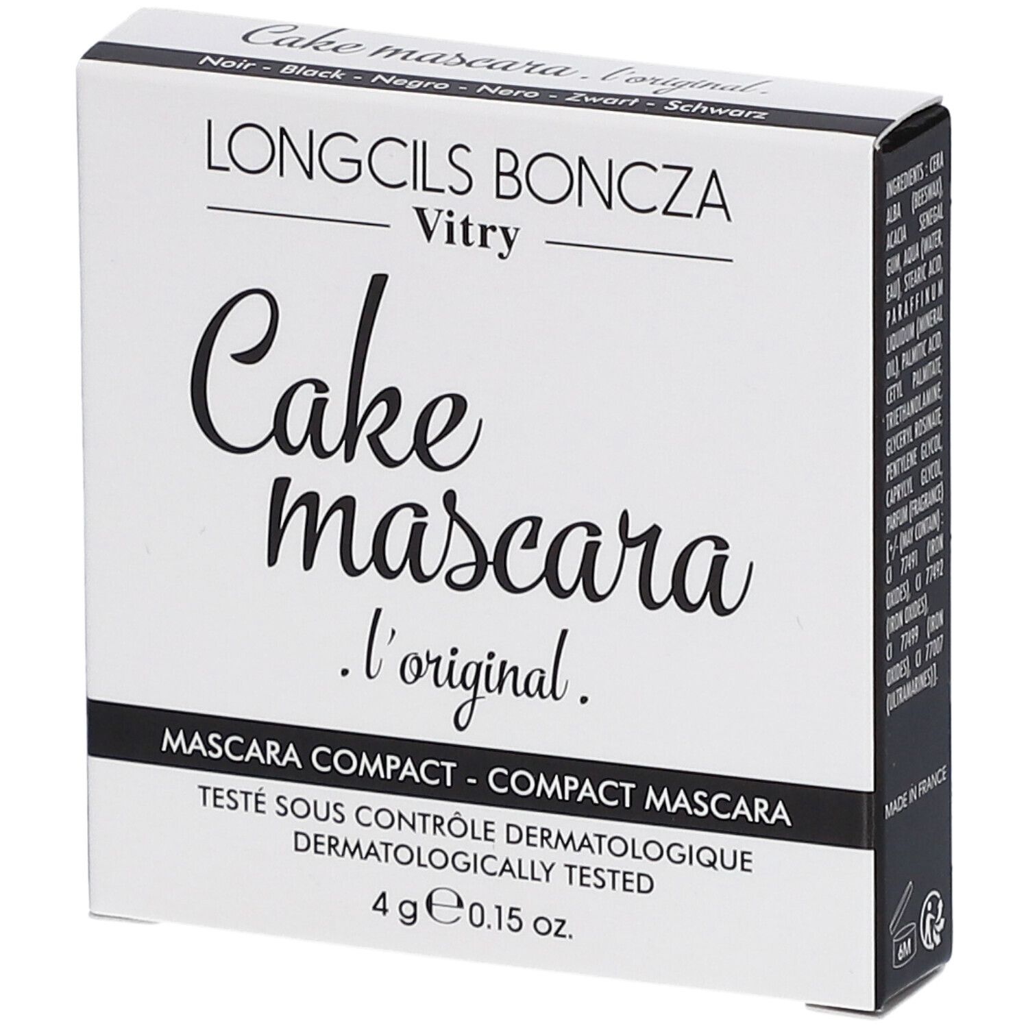 Longcils Cake Mascara Noir Miroir 4 g Puder