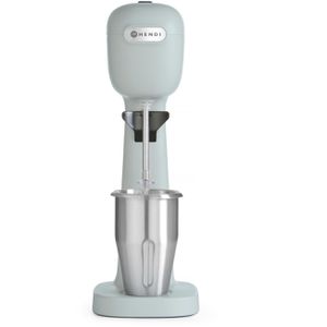 Hendi Standmixer Milchshake-Mixer 221396, Edelstahlbehälter, 400 Watt, 950ml, blau