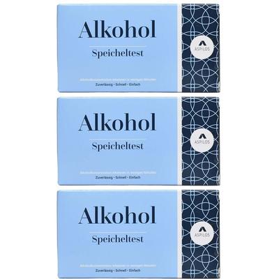 Aspilos Selbsttest Alkohol Speichel 3x 3x1 St Test