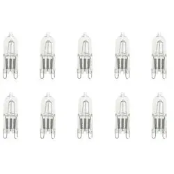 Halogenlampe | G9 | Steckbare Lampe | Klar | 44mm | 42W