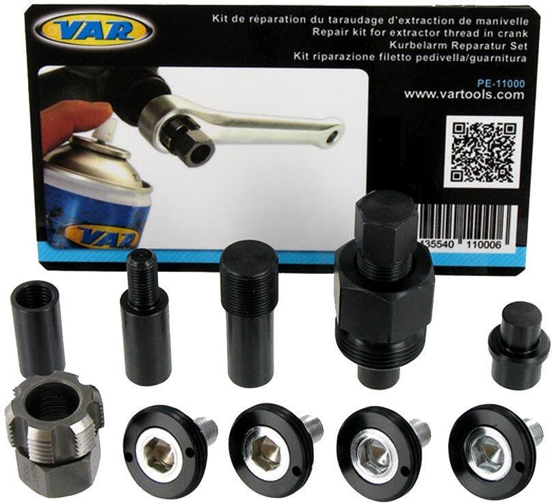 Var kit reparacion rosca bielamas extractor herramientas bicicleta  (UNICA)