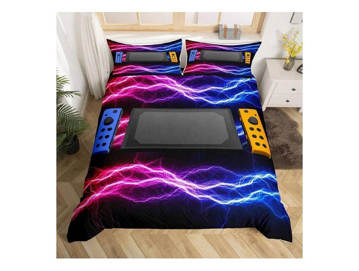 LuxusKollektion Jugendbettwäsche Bettwäsche Set 220x240 Gamer Controller