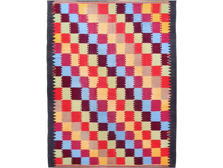 Kelim Fars Teppich 286x365 Handgewebt Orientteppich Perserteppich