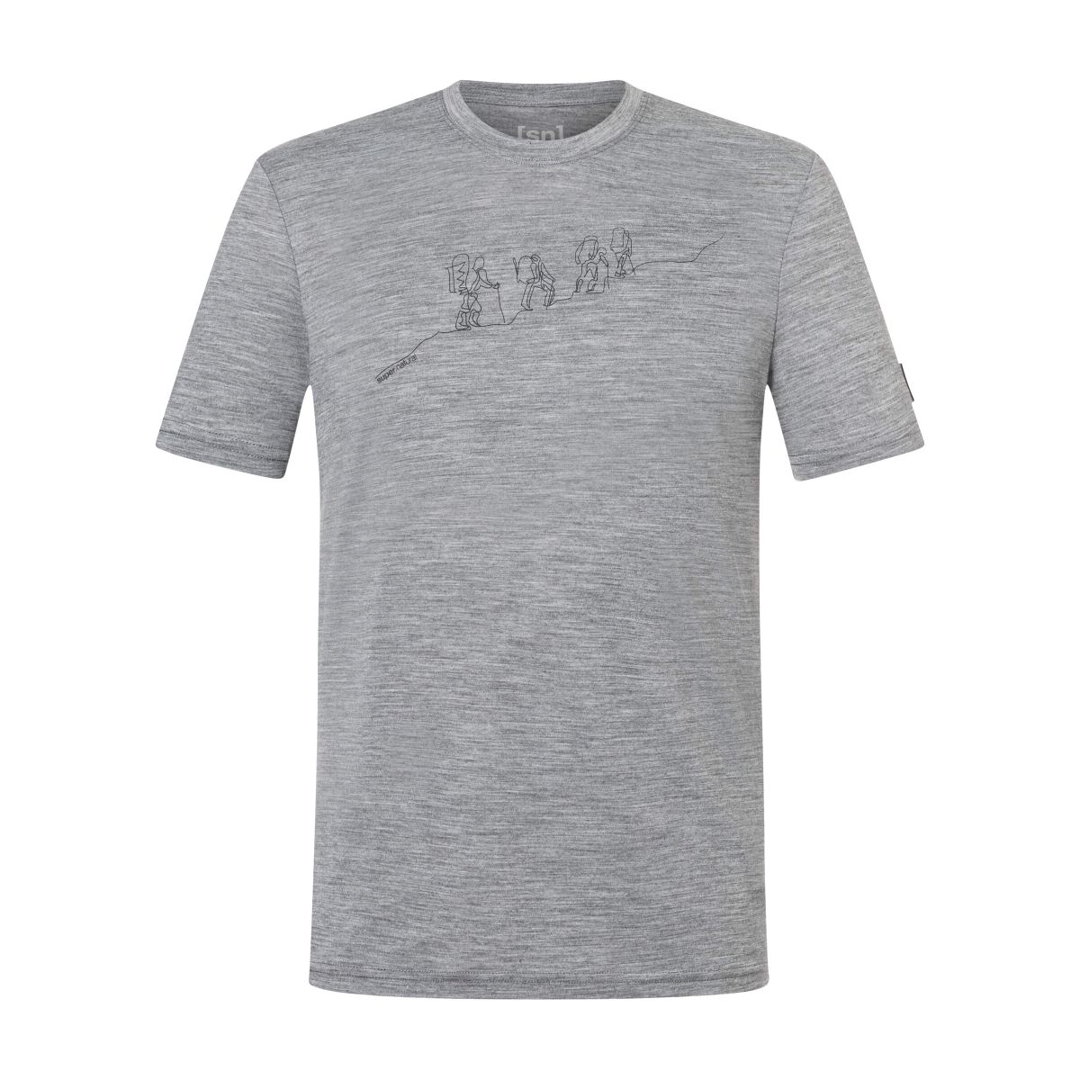 Super.Natural M Hiking Tee cashmere grey melange/cashmere grey melange (82F) M SNMP0103482FM