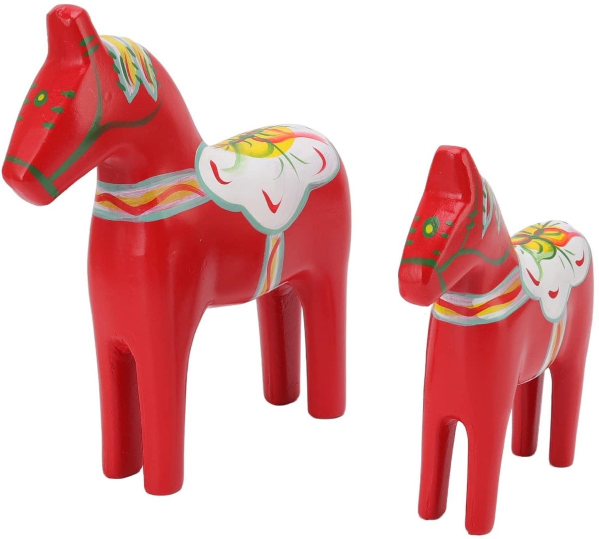 Dailygoods Dala Paard Houten Beeldje Handgemaakt Decoratie Ornament