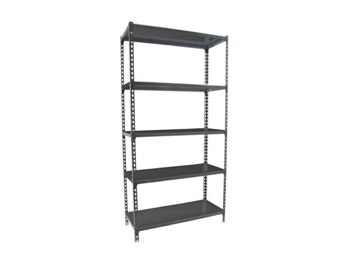 Simon Rack Metallregal 1800x800x400 mm - Simonclick 5 Höhen, Metallablage, Biegepunkt 180 kg, Korrosionsschutzlackierung, Klicksystem-Montage, Anthrazit