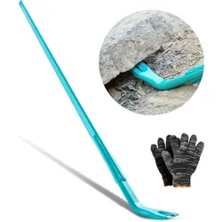 VEVOR Brecheisen, ca. 907 kg Tragkraft, 1422,4 mm Gesamtlänge, Stahl, Nageleisen für Abbrucharbeiten, Beton & Brechen, ideal für den Einsatz im Bauwesen & in der Industrie, mit optimaler Hebelwirkung