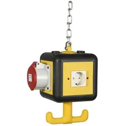 Versorgungseinheit, 4 SchuKo-Steckdosen 16 A 2p + 230 V, IP 20 (EA 50)