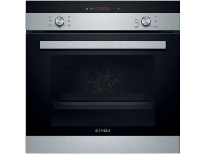 SIEMENS Backofen iQ100 HB113FBS1, mit Teleskopauszug nachrüstbar, 3D Heißluft Funktion für eine gleichmäßige Hitzeverteilung