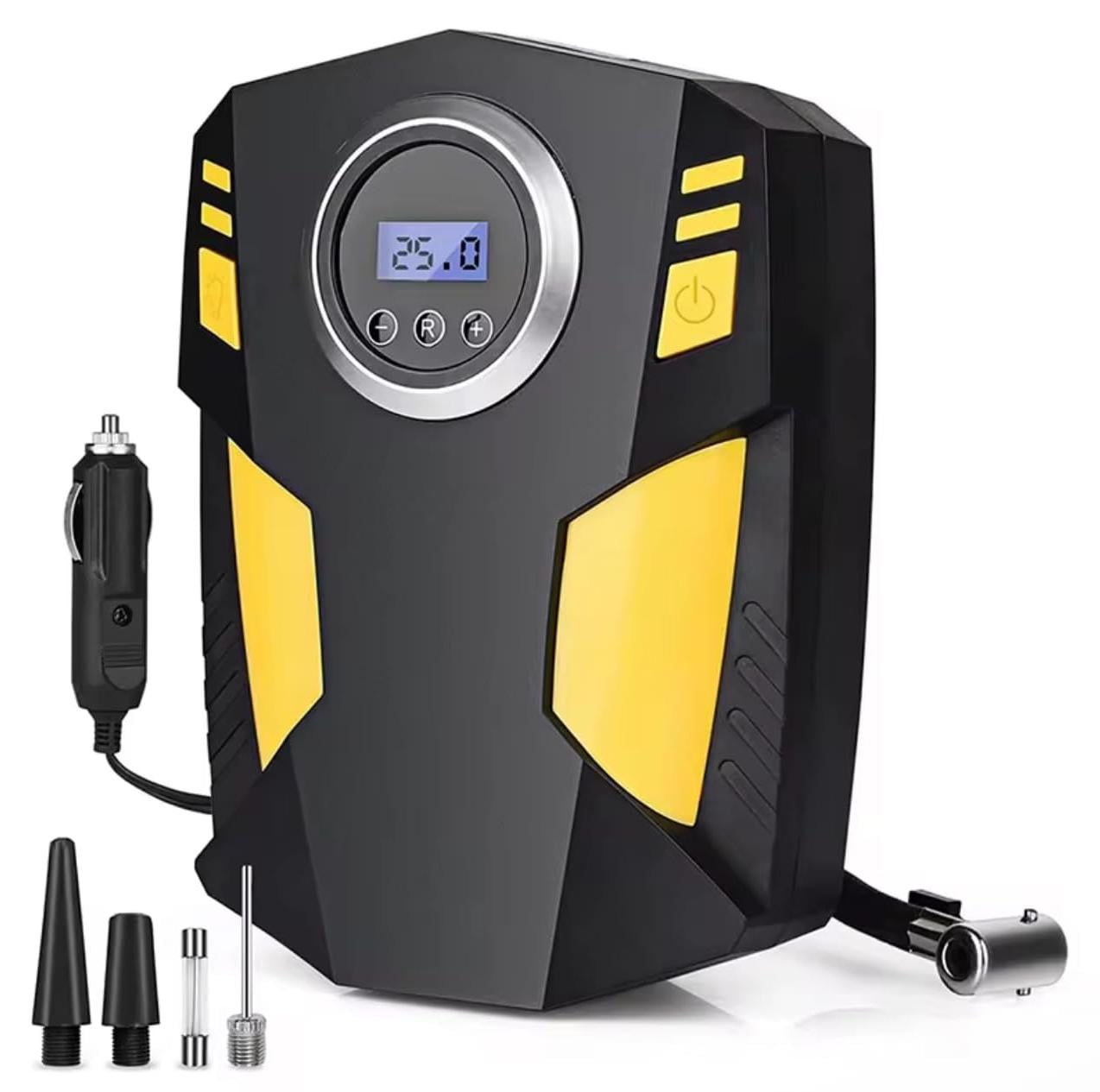 Selius Draagbare luchtcompressor 12V met LCD-display