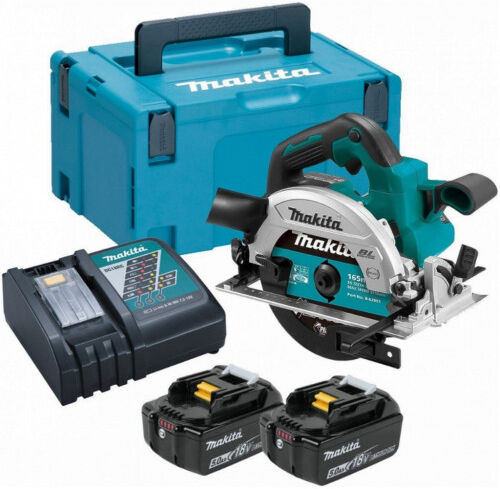 Makita DHS660RTJ Scie circulaire Li-ion LXT 18V 2x5.0Ah, Makpac